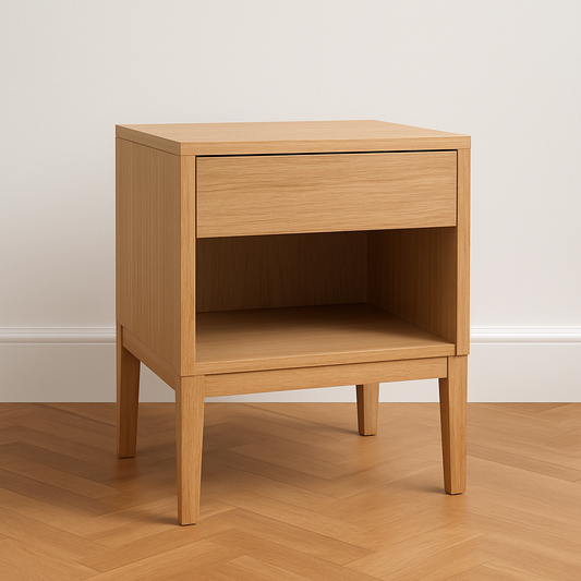 Elian – Minimalist Oak Nightstand